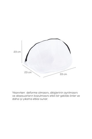 Porsima 3153 Çamaşır Yıkama Filesi Fermuarlı Bölmeli File