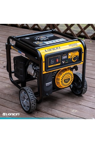 Loncin Gh3500 Benzinli 3.5 Kwa İpli Monofaze Jeneratör