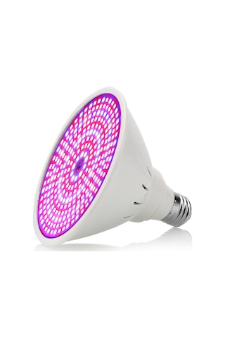 Mufunye Çift Başlı Klips Tam Spektrum 290 Boncuk Led Bitki Işığı 30w Bitki Büyüme Işığı Çiçek Sulu Meyve Renk Dolgu Işığı 290 Boncuk Tek Lamba