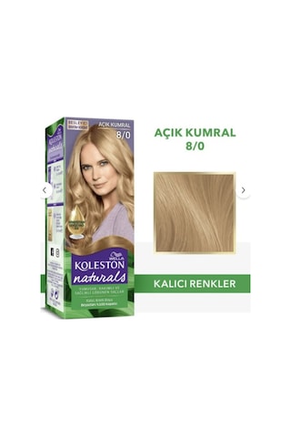 Koleston Naturals 8/0 Açık Kumral Saç Boyası