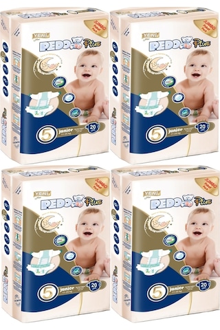 Pedo Plus Bebek Bezi 5 Numara 11-25kg Junior 80 Adet 4'lü