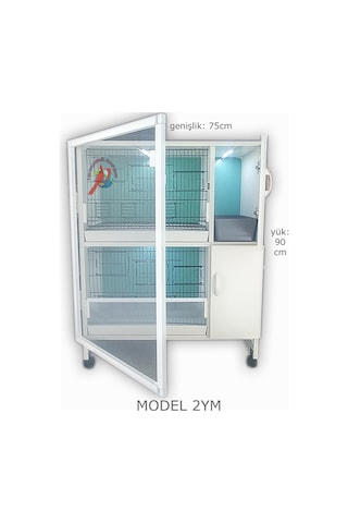 İstanbul Kafes Model 2Y Pvc Kuş Dolabı