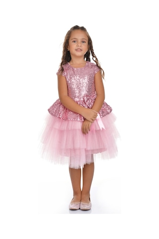 Mnk Baby & Kids Pul Payet Tütü Parti Elbisesi 001