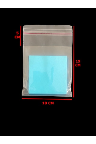 Hg Ambalaj 150 Adet 10x15 Cm Bantlı Yapışkanlı Şeffaf Opp Jelatin Poşet 10x10 5