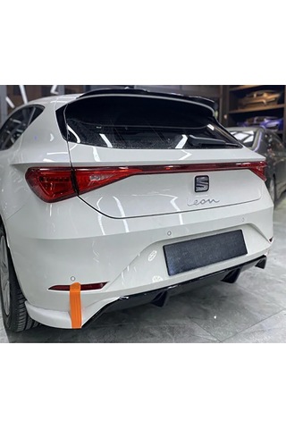 Seat Leon Mk4 Arka Ek Difüzör Siyah Plastik 2020 Ve Üzeri Arka-difizör-bodykit-ek-karlık