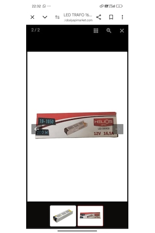 12 V 16.5 Amper Le Ve Kamera Trafosu 16.5 Amper I 200 Watt