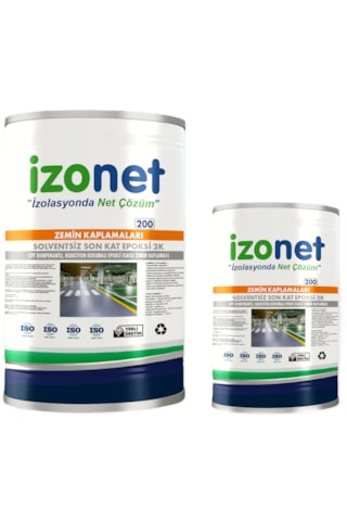İzonet 200 Solventsiz Epoksi 2k 12+3 15 Kg