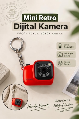 Torima CMR52 Mini Anahtarlık Mini Dijital Kamera