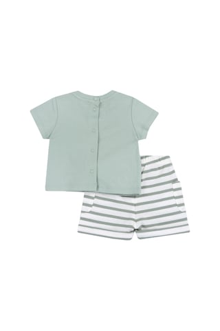 Chicco Takım / T-shirt+pantalon 09073866000000 000051 Lıght Green Açık Yeşil