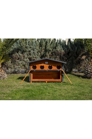 4 Yuvalı Kedi Evi Mamalıklı