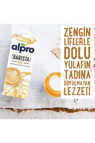 Alpro Barista Profesyonel Yulaf Sütü 4 x 1 L