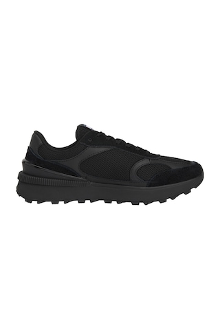 Tommy Hilfiger Erkek Renk Bloklu Siyah Sneaker Siyah