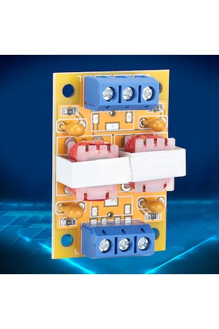 Fosenze Stereo Ses Yalıtıcı, Ortak Toprak Gürültü Engelleyici, Akım Sesini Kaldıran 3.5mm Ve Kablolu Bağlantıyla Çift Transformatorlu Abssinyal Filtresi