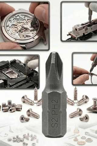 Bits Uç Matkap Ucu Tornavida Ucu Vidalama Ucu S2 Yüksek Kalite Çelik Sph2 25 - 637962027815