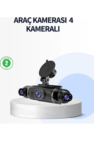 Cj 4 Kameralı Araç İçi Kamera 1080p Gps Takip Wifi Gece Görüşlü
