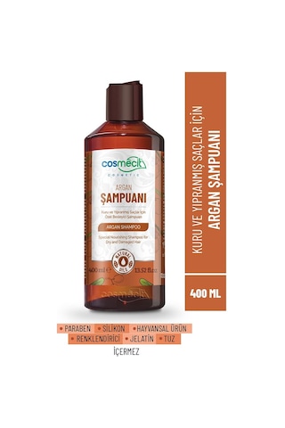 Kuru Ve Yıpranmış Saçlar Için Besleyici Argan Yağlı Şampuan 400 ML Kuru Ve Yıpranmış Saçlar Için Besleyici Argan Yağlı Şampuan 400 ML