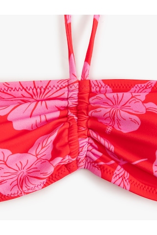 Koton Çiçek Desenli Straplez Bikini Üstü Pembe Desenli 5sak10251mm Pembe Desenli