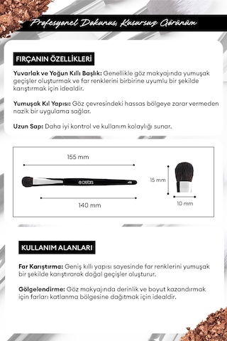 Far Karıştırma Fırçası Cre'ars Definer Brush 110