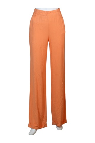 Kadın Keten Pantolon Bat.45070 Turuncu