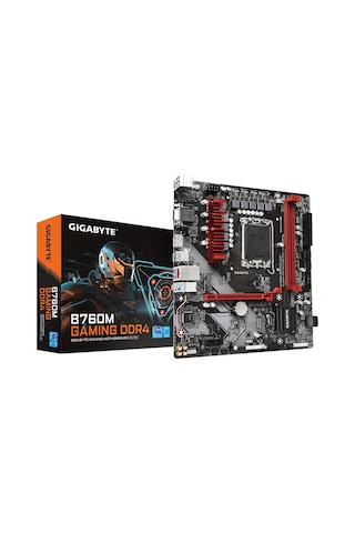 Gigabyte B760M Gaming DDR4 Intel B760 5333 MHz (OC) DDR4 Soket 1700 mATX Anakart