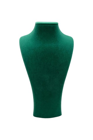 Süet Kumaş Yeşil Renk Boy 27/12 Cm Kolye Takı Sergileme Mankeni Yeşil