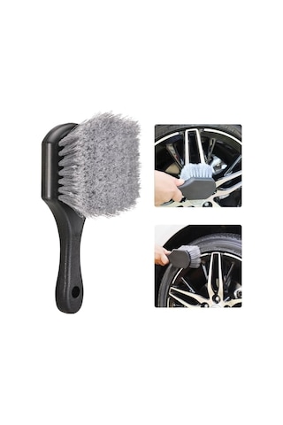 Wonkey - Jant Ve Davlumbaz Temizleme Fırçası, Yumuşak Kıllı Çizmez Oto Jant Fırçası, Lastik Ve Tekerlek Yuvası İçin Araç Lastiği Yıkama Fırçası, Araba Jantı Temizlik Fırçası