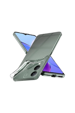 Vivo Y17s Uyumlu Zore Süper Silikon Kılıf-renksiz Renksiz