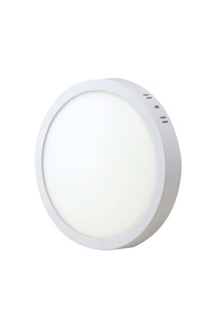 18 Watt Sıva Üstü Yuvarlak Led Panel - Beyaz Işık