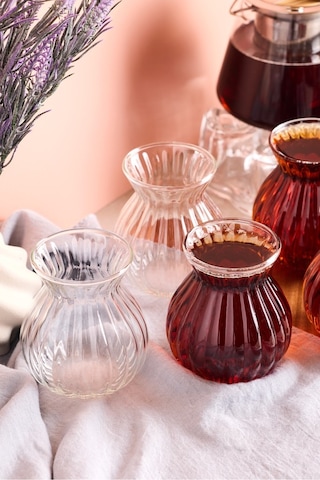 Perotti Nişantaşı 6lı Çay Bardağı Seti 200ml 40196 Şeffaf