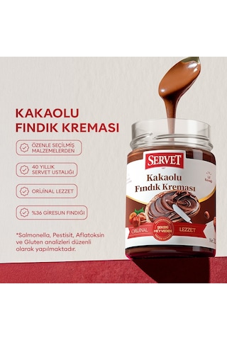 Servet Şekeri Meyveden Kakaolu Fındık Kreması 315g