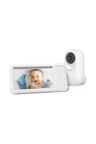 Momcozy 5" 1080p Hd Bebek Kameralı Monitör, 360 Görüş Açısı, Gece Görüşü, Vox Modu, 5000mah Kamera Sistemi