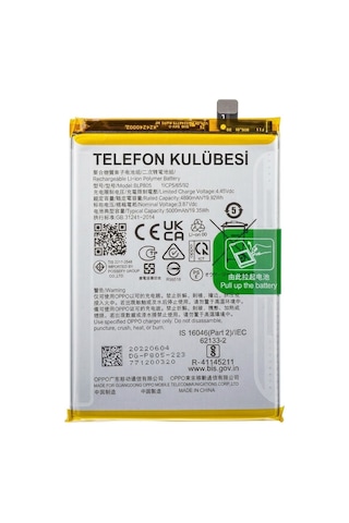 Oppo A11s Uyumlu Batarya Pil Blp805