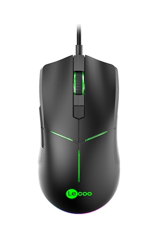 Lecoo MS109 Kablolu 6400DPI 8 Makro Tuşlu RGB Gaming Optik Mouse