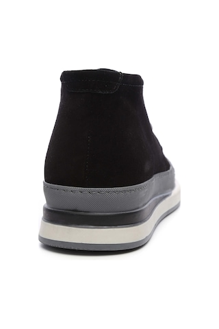 Tamer Tanca Erkek Hakiki Deri Siyah Süet Casual Bot 86 1618-1 B Erk Bot Sıyah Suet