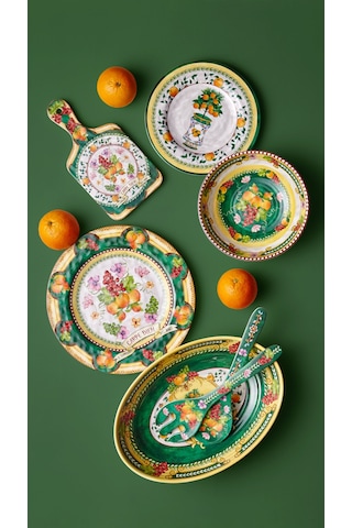 Chiara Alessi Yeşil Melamin Kaşıklık 24 Cm