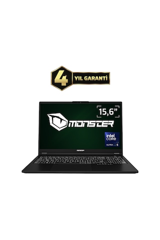 Monster Huma H5 V5.1.3 Ultra 7 125H 16 GB 500 GB SSD 15.6" W11H Dizüstü Bilgisayar