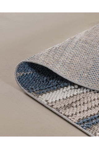 Madame Coco Grania Saçaklı Halı - Gri - 80x150 Cm 8684427028681 Gri