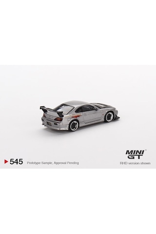 Mini Gt Nissan Silvia Top Secret S15 Silver Red - 545