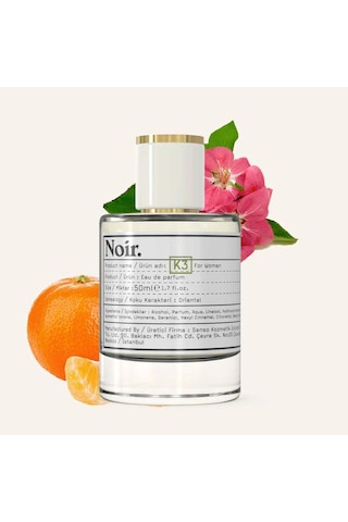 K3 Kadın Edp Parfüm 50 Ml 9% Amber - Çiçeksi