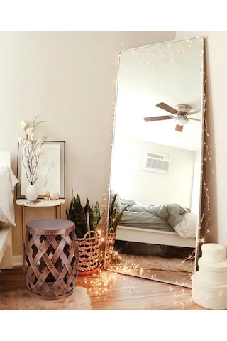 The Mia Tabure Yan Sehpa Bakır 50x35 Cm