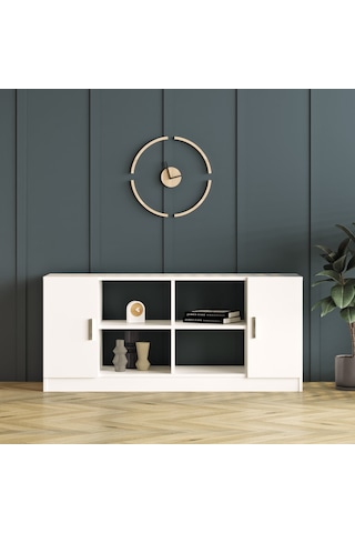  Robin Home Verona F Ofis Kapaklı Kitaplık Dolap Beyaz