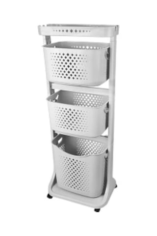 Üç Katlı Organizer Sepet - Sebzelik COSTP750G