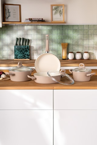 Emsan Crystal 7 Parça Tencere Seti Rosegold Rose Gold