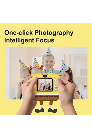 Monyee D10 Çocuklar İçin 20mp Hd Ön Ve Arka Kameralı Oyunlu Fotoğraf Makinesi