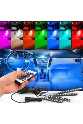 9 Ledli Ayak Altı Led Lamba Sese Duyarlı Led Müziğe Duyarlı Led (480314774)