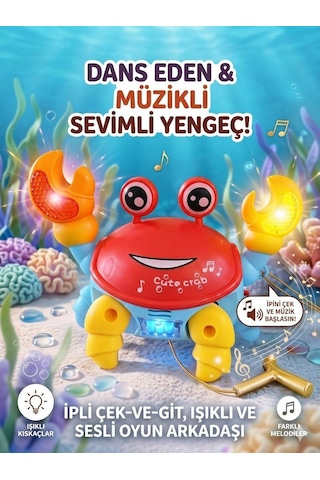 Tıfıl Toys İpli Kurmalı Yürüyen Yengeç 5099d