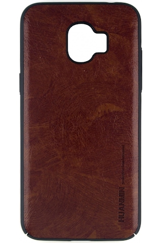 Nettech Samsung Galaxy J250 Grand Prime Pro Uyumlu Arka Koruma Arka Koruma Kılıf - Kahverengi Kahverengi