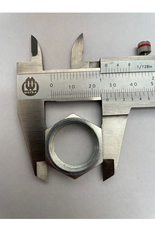 Somun M22X1,5 Galvaniz Kaplı Somun 5 Adet