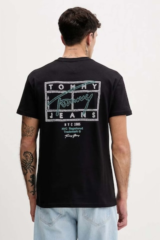 Tommy Jeans Erkek Tişört-dm0dm22319 Siyah