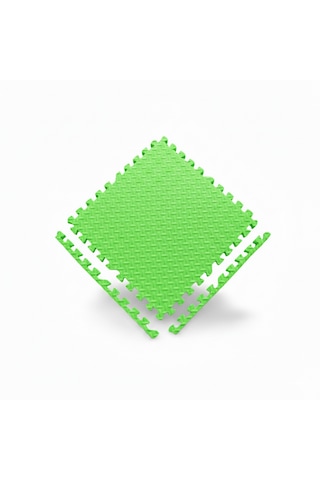 50x50 13mm Damla Desen Puzzle Tatami Minder Spor Yoga Pilates Oyun Matı Açık Yeşil